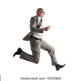 Businessman Running