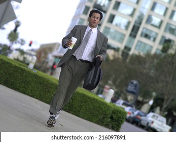 running shoes with suit