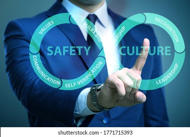 Businessman In Safety Culture Concept