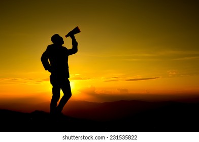 19,234 Megaphone silhouette Images, Stock Photos & Vectors | Shutterstock