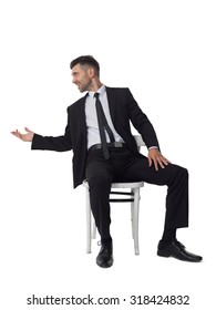 44,475 Man suit sitting on chair Images, Stock Photos & Vectors ...