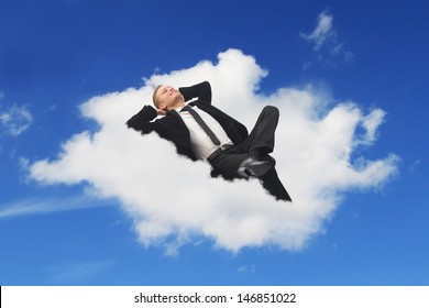 Man Cloud Images Stock Photos Vectors Shutterstock