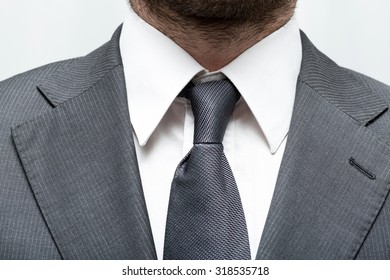 Businessman Suit Tie White Shirt Close Stock Photo 318535718 | Shutterstock