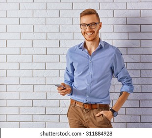 Businessman  talking on his mobile phone - Shutterstock ID 311884928