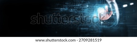 Businessman touching circuit of web development and networking. Responsive design frameworks, full-stack programming, scalable web applications, API integration services, user experience optimization.