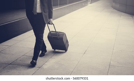 Businessman Traveler Journey Business Travel