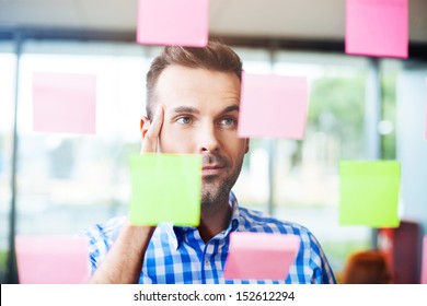 Businessman working on new project strategy - Shutterstock ID 152612294
