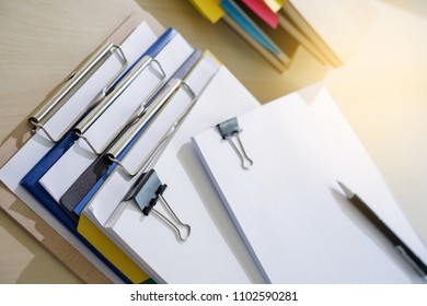 Businessman working reading documents graph financial to job succes Analyze document plans