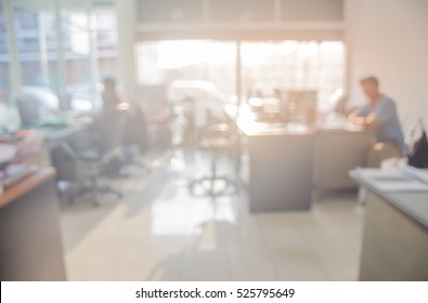 Businessmen blur in the workplace or work space of table work in office with computer or shallow depth of focus of abstract background. - Powered by Shutterstock