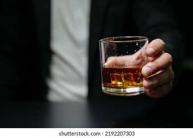 Businessmen Suits Drinking Whiskey Stock Photo 2192207303 | Shutterstock