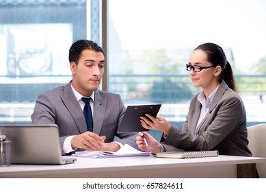 Businesspeople Having Discussion Office Stock Photo 603388250 