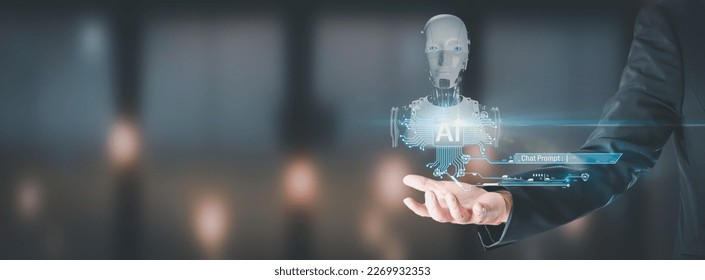 Businesspeople may use the Internet to connect financial networks and do information searches on their mobile devices utilizing artificial intelligence. - Powered by Shutterstock