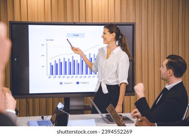 Businesspeople team partner meeting together to brainstorming for new ideas about business marketing project to partner working together planning success strategy enjoy teamwork in modern office - Powered by Shutterstock