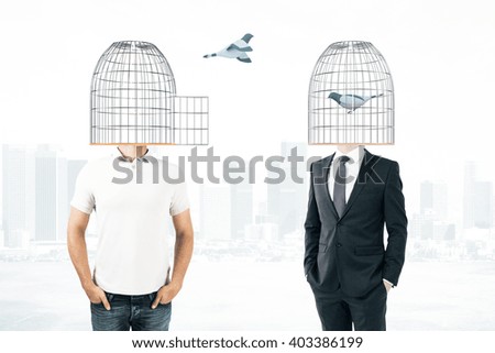 Similar – Image, Stock Photo free as a bird Paragliding