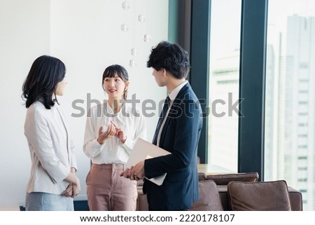 Businessperson working in an office