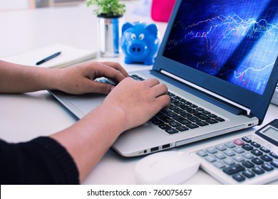 Businesswoman using a tablet - Shutterstock ID 760075657