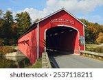 Buskirks Covered Bridge 1840, Hoosick, New York, USA