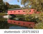 Buskirks Covered Bridge 1840, Hoosick, New York, USA