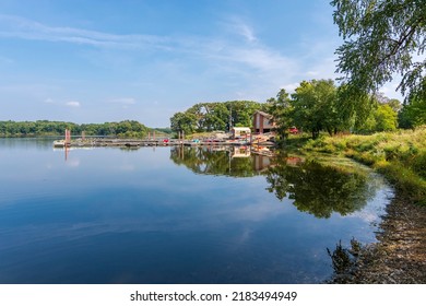 Busse Lake view in Illinois of USA