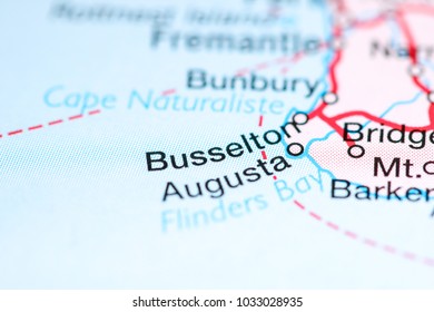 Busselton Australia On Map 260nw 1033028935 