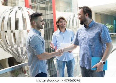 Bussines People At Modern Working Office