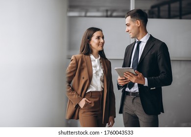 Bussiness People Working In Team In An Office