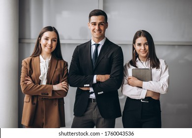 Bussiness People Working In Team In An Office