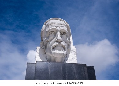 Bust of Duarte largest in the Dominican Republic located in the Plaza Juan Pablo Duarte, Santo Domingo this 2022