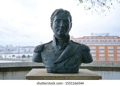 Bust Of The The English General Sir John Moore
Coruna, Galicia, Spain
11/01/2019