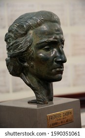 Bust Of Frederic Chopin At The Real Cartuja De Valldemossa, Mallorca, Spain