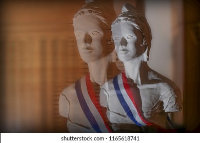 Bust Of Marianne In France