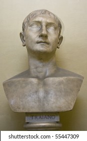 Bust Of Roman Emperor Trajan