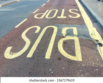 Bust Stop Road Sign In London