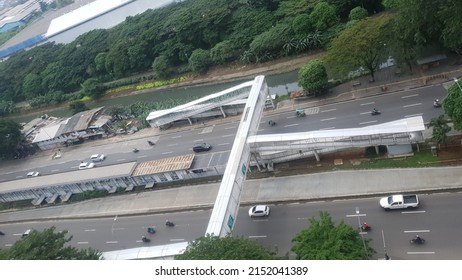 Busway Bridge In Jakarta Indonesia