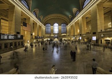 A busy day in Grand central station, New York City, Manhattan on 8 september 2014