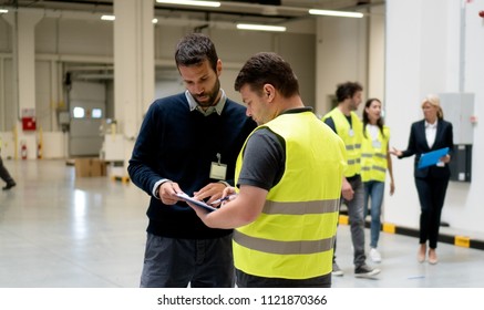 Busy Day At Warehouse