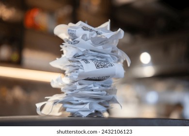 Busy Evening Shift at a Restaurant With Piled-Up Order Tickets on the Counter - Powered by Shutterstock