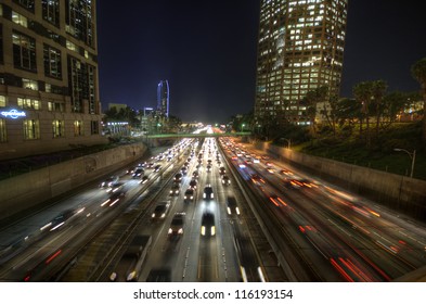 Busy Freeway Traffic