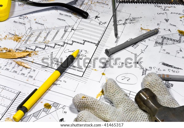 Busy Hobby Workbench Different Tools Saw Stock Photo Edit Now