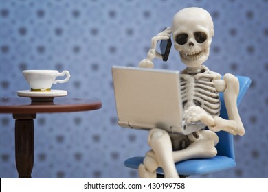 2,693 Skeleton on desk Images, Stock Photos & Vectors | Shutterstock