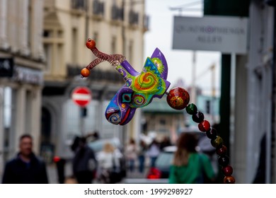 Busy Street In Brighton, Small Independent Retailer Selling Bespoke Handmade Products.