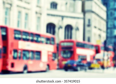 Busy Street Of London