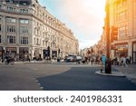 Busy Street View at London City, U.K.