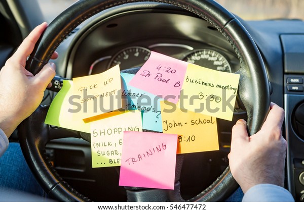 busy work do post notes list\
chaotic stress errands multitask overloaded concept - stock\
image