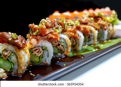 Buta roll - Japanese grilled pork roll