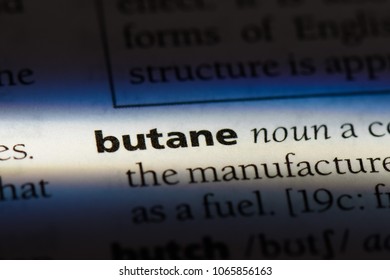 butane word in a dictionary. butane concept. - Shutterstock ID 1065856163