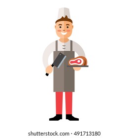 Butcher Cartoon Images, Stock Photos & Vectors | Shutterstock