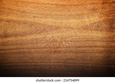 Butcher Cutting Plate And Chopping Wooden Board As Background. Wood Texture.