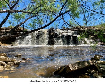 Butler County State Lake Waterfall