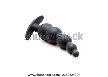 Butt plug on a white background